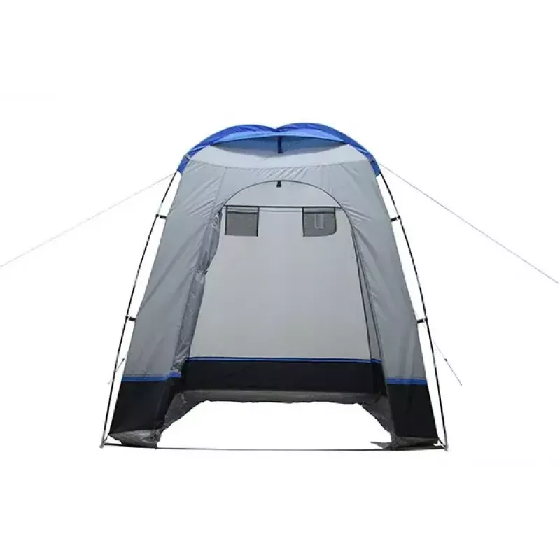 High Peak Lido Zelt, wasserdicht 100 cm, Blau, Grau, 2 Taschen, Fiberglas