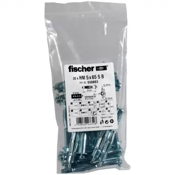 Schrauben- und Dübelset Fischer 538883