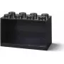 Shelf Room Copenhagen LEGO Brick 8 Shelf Schwarz, modulares Display-Regal