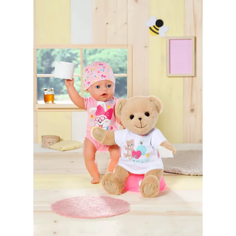 Spielzeugbär BABY born Bär weiß 0 bis 12 Jahre