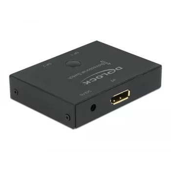 DELOCK DisplayPort 2 - 1 Switch - bidirektional 8K 30 Hz
