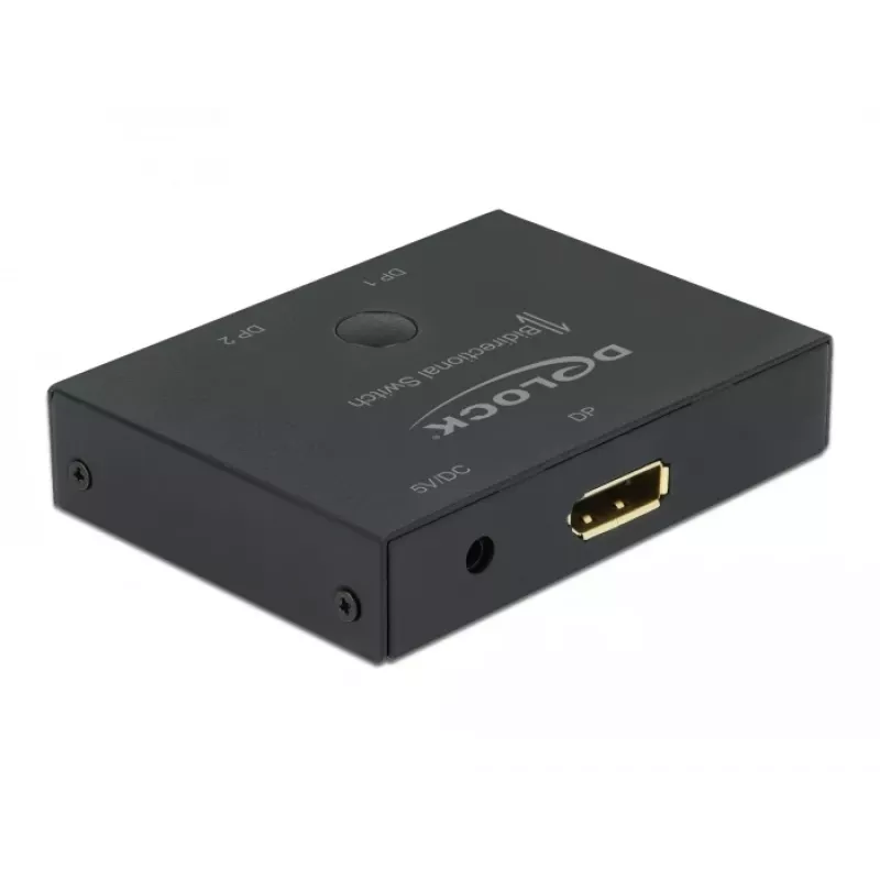 DELOCK DisplayPort 2 - 1 Switch - bidirektional 8K 30 Hz
