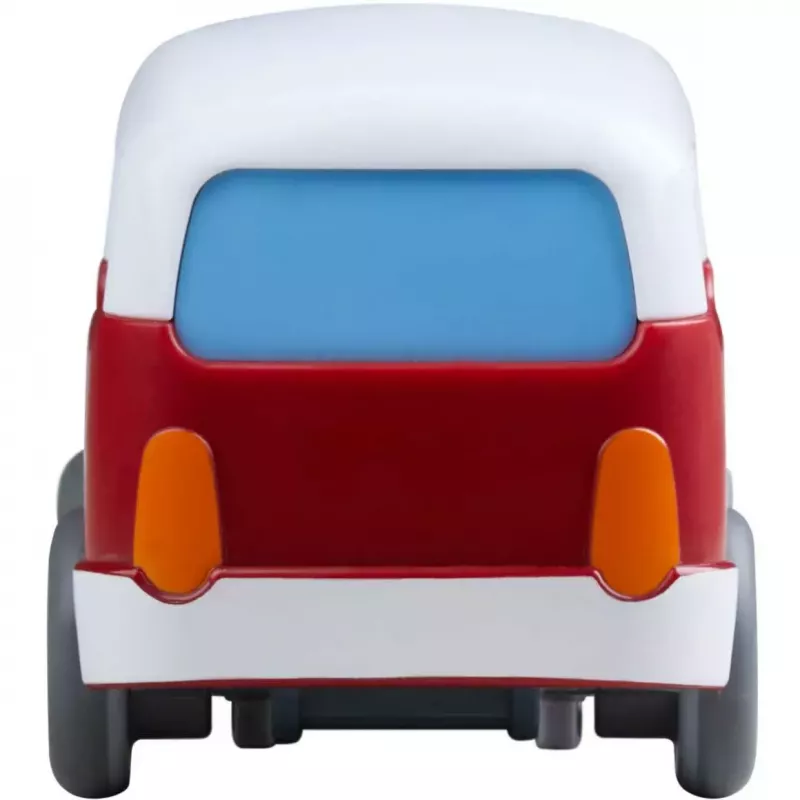 Bus HABA Kullerbu Momentum Motor Mini Bus Blau Grau Rot Weiß
