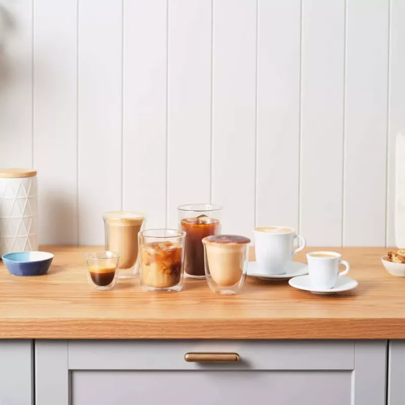 Kaffeeglas De’Longhi 5513214591 Transparent 2 Stk.