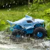 Monster Jam, offizieller Megalodon STORM All-Terrain ferngesteuerter Monster Truck, Maßstab 1:15