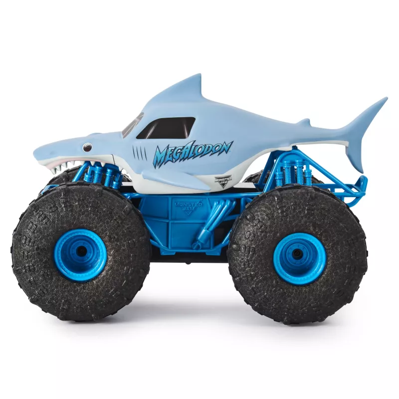 Monster Jam, offizieller Megalodon STORM All-Terrain ferngesteuerter Monster Truck, Maßstab 1:15