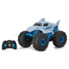 Monster Jam, offizieller Megalodon STORM All-Terrain ferngesteuerter Monster Truck, Maßstab 1:15