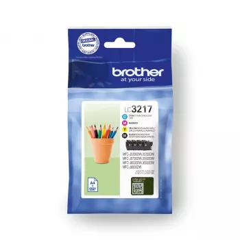Brother LC3217VAL Tintenpatrone 4 Stk. Original Schwarz, Cyan, Magenta, Gelb