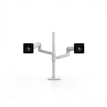 ERGOTRON LX Dual Stacking Arm, hohe Säule (weiß)