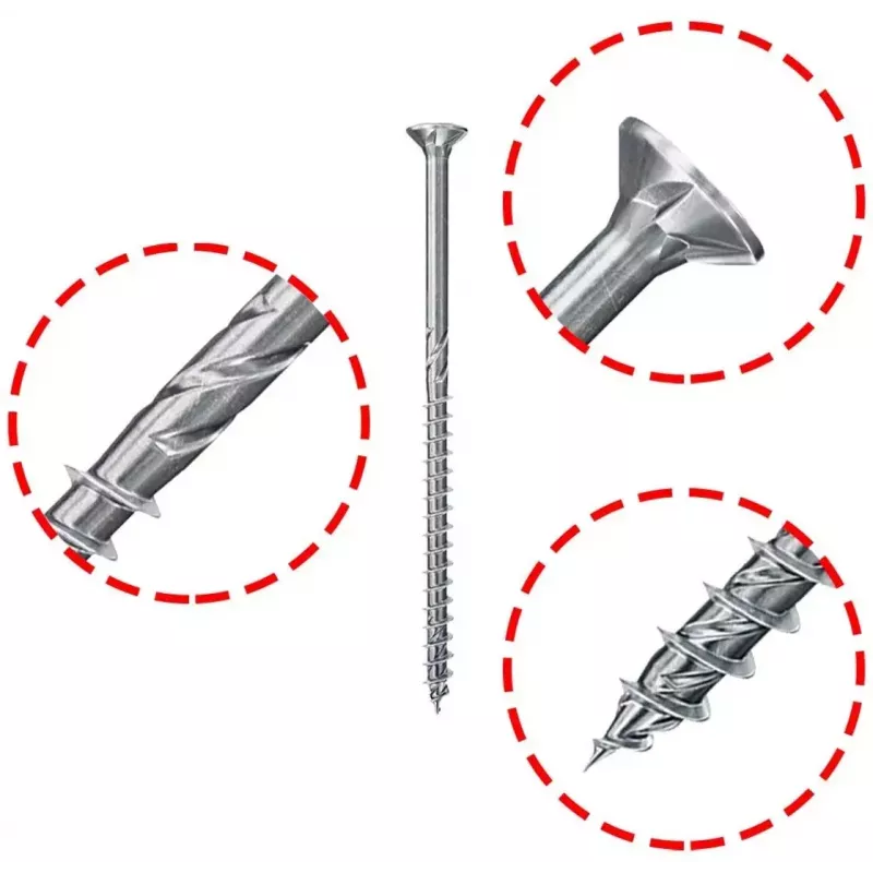 Schraube Fischer 670467 220 mm Edelstahl 50 Stück