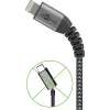 Lightning-Kabel Wentronic 49267 0,5 m Schwarz-Grau