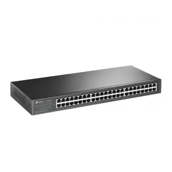 TP-Link 48-Port 10/100Mbit/s Rackmount Netzwerk-Switch, Unmanaged, Fast Ethernet (10/100), Rackmontage, 1U