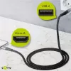 USB-Kabel Wentronic 49282 USB 2.0 1 m Micro-USB B USB A Schwarz Grau