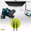 USB-Kabel Wentronic 49282 USB 2.0 1 m Micro-USB B USB A Schwarz Grau