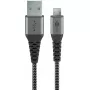 USB-Kabel Wentronic 49282 USB 2.0 1 m Micro-USB B USB A Schwarz Grau