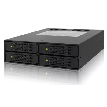 ICYDOCK ToughArmor Vollmetall 4-Bay 2,5-Zoll SATA HDD & SSD Backplane-Käfig für externen 5,25-Zoll-Schacht