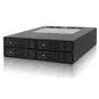 ICYDOCK ToughArmor Vollmetall 4-Bay 2,5-Zoll SATA HDD & SSD Backplane-Käfig für externen 5,25-Zoll-Schacht