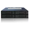 ICYDOCK ToughArmor Vollmetall 4-Bay 2,5-Zoll SATA HDD & SSD Backplane-Käfig für externen 5,25-Zoll-Schacht