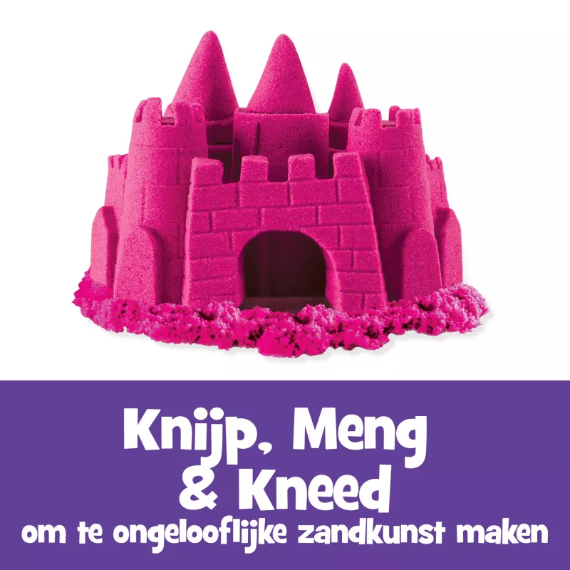 Kinetic Sand, 2 lbs Pink Play Sand, Ostergeschenke, formbarer sensorischer Sand für Kinder, wiederverschließbarer Beutel (Verpackung kann variieren)