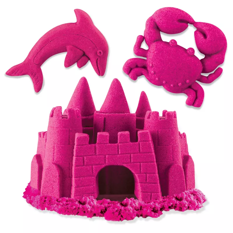 Kinetic Sand, 2 lbs Pink Play Sand, Ostergeschenke, formbarer sensorischer Sand für Kinder, wiederverschließbarer Beutel (Verpackung kann variieren)