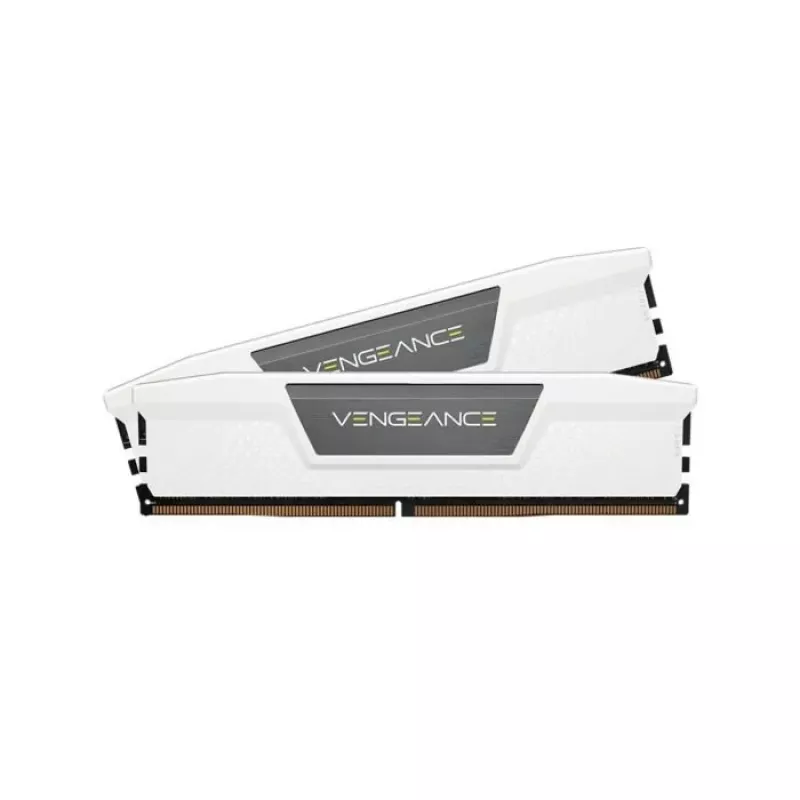 CORSAIR Arbeitsspeicher 32GB (2x16GB) DDR5 DRAM 6400MT/s CL32 Speicherkit Vengeance – Weiß