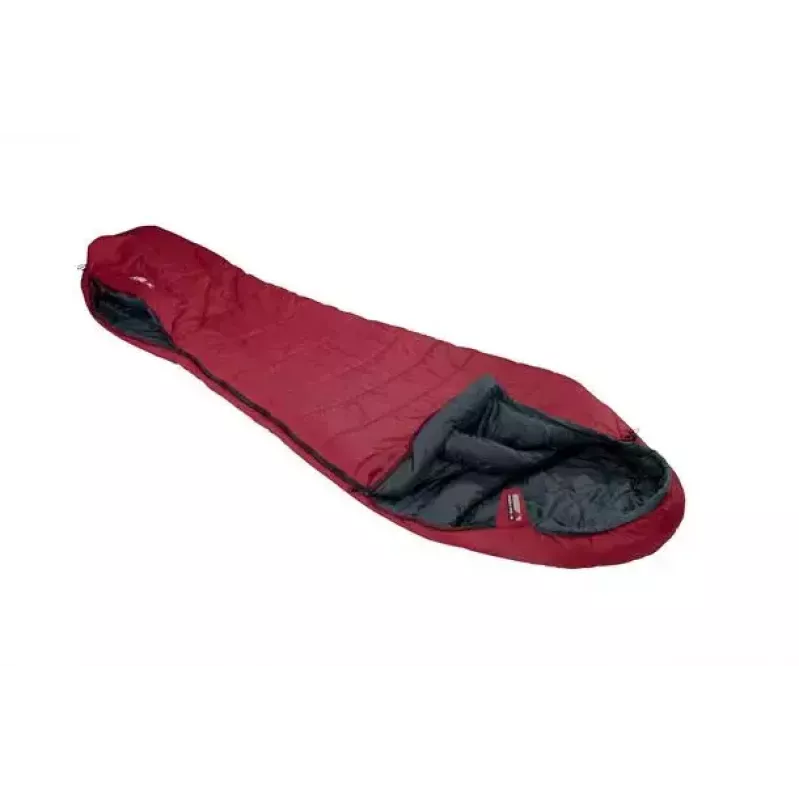 Mumien-Schlafsack High Peak Hyperion 1M Nylon Grau Rot 210 cm