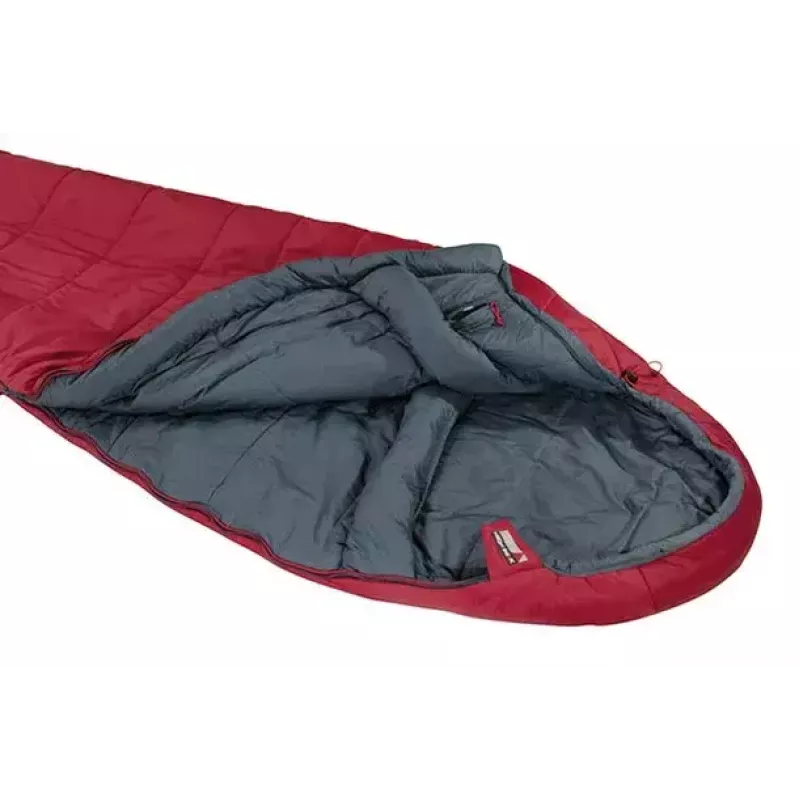 Mumien-Schlafsack High Peak Hyperion 1M Nylon Grau Rot 210 cm