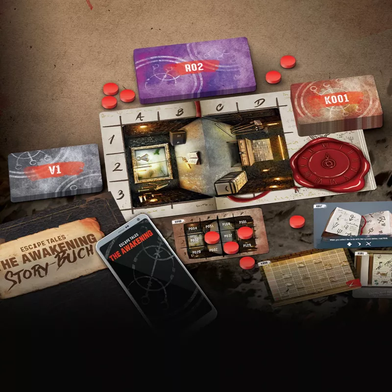 Kosmos Escape Tales: The Awakening Brettspiel Deduktion