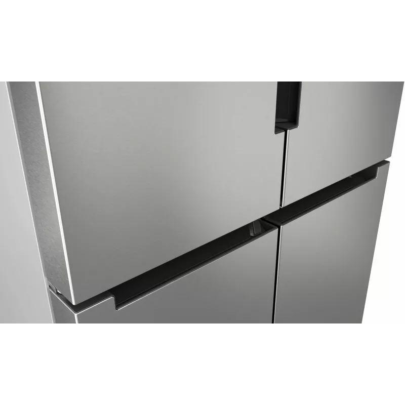 Bosch Serie 4 KFN96APEA Side-by-Side-Kühlschrank Freistehend 605 l Edelstahl