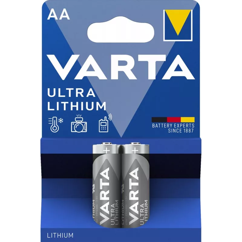 VARTA Batterie Einweg Ultra Lithium Mignon AA 1,5 V