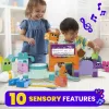 MEGA BLOKS Fisher Price Musik-Bauernhofband Sensorik-Bauspielzeug (45 Teile) für Kleinkinder