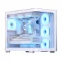 PC-Gehäuse Aerocool P500C Midi Tower Weiß ATX Seitliches Netzteil 3x 120 mm Lüfter