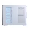 PC-Gehäuse Aerocool P500C Midi Tower Weiß ATX Seitliches Netzteil 3x 120 mm Lüfter