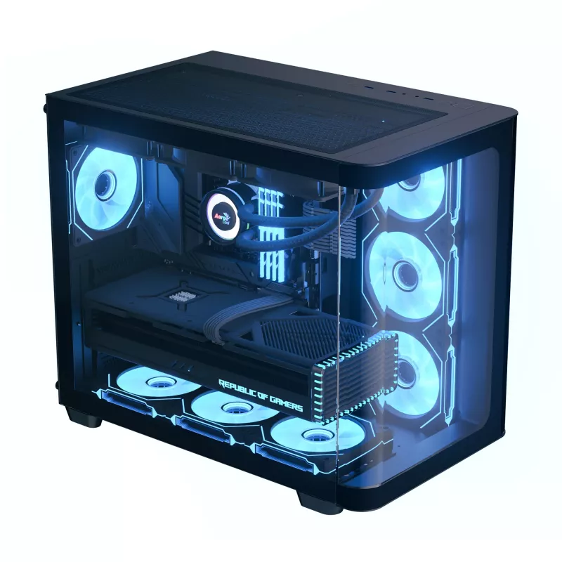Aerocool P500C Midi Tower Schwarz