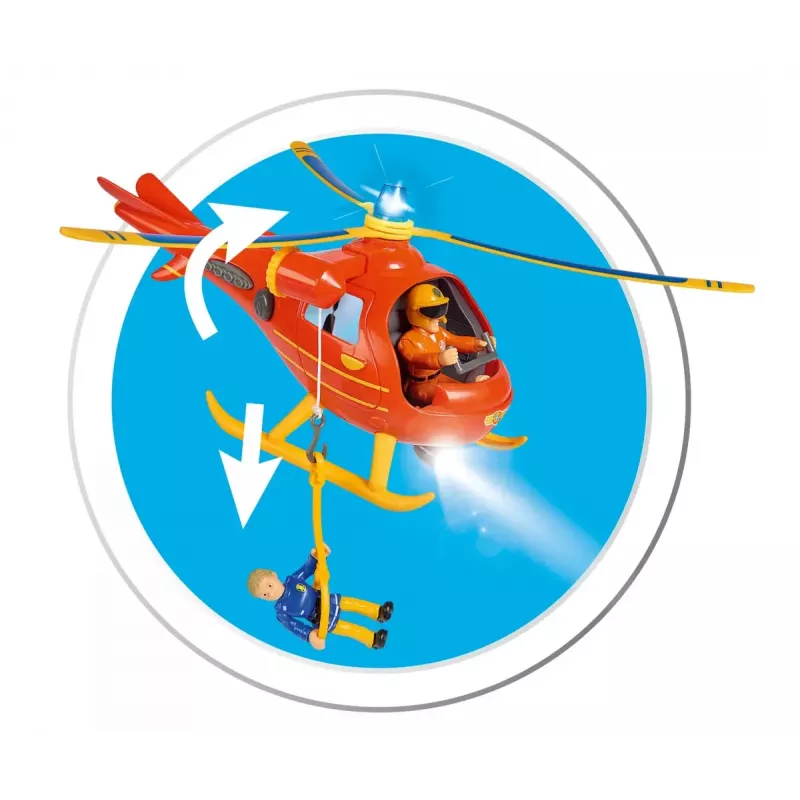 Helicopter Simba Toys 109252510 Fireman Sam Orange 3+