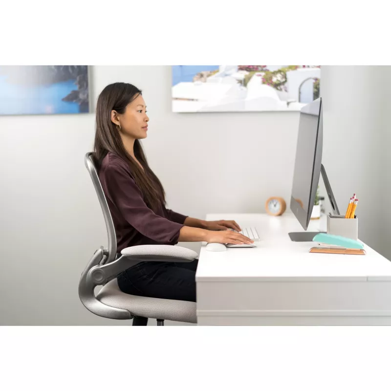 Kensington ErgoSoft Handgelenkauflage für Standard-Maus, Grau, Kunstleder, Gel, Taiwan, MIL-STD-810H Methode 504.3 Kontamination durch Flüssigkeiten, 200 g, 1 Stück