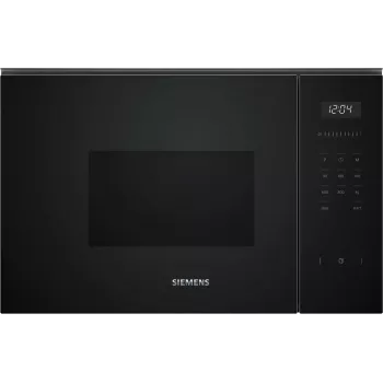 Siemens iQ500 BF525LMB1 Mikrowelle Schwarz Solo-Mikrowelle Einbau 20 L 800 W