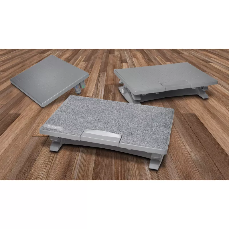 Kensington SmartFit SoleMate Pro Elite ergonomische Fußstütze, Grau, 0 – 18°, 9 cm, 12 cm, 2,3 kg, 1 Stk.