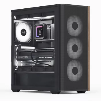 Aerocool D501A Midi Tower Schwarz