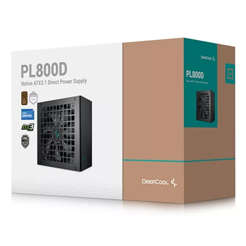 DEEPCOOL Pl800d Netzteil 800 W 20+4 Pin ATX - Schwarz