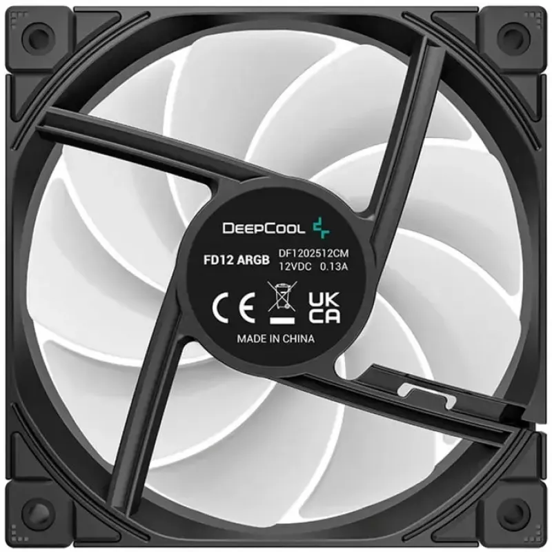 Gehäuselüfter DeepCool FD12 ARGB 120mm Schwarz 120x120x25