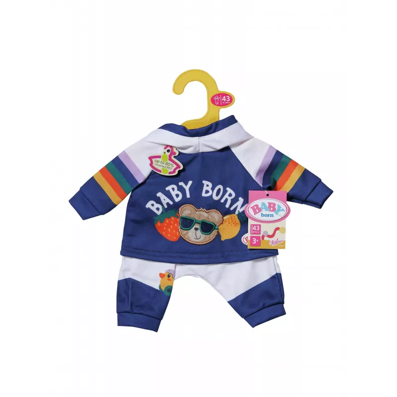 BABY born Jogginganzug Marineblau 43cm Puppenkleidungsset