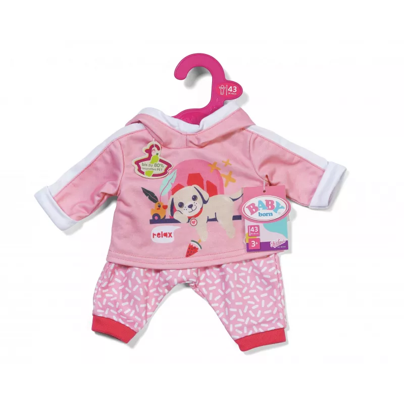 BABY born Jogginganzug Pink 43 cm Puppenkleidungsset