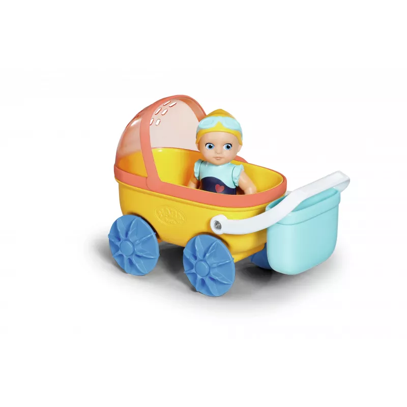 BABY born Splish Splash Kinderwagen mit Emma Bade-Puppe Mehrfarbig