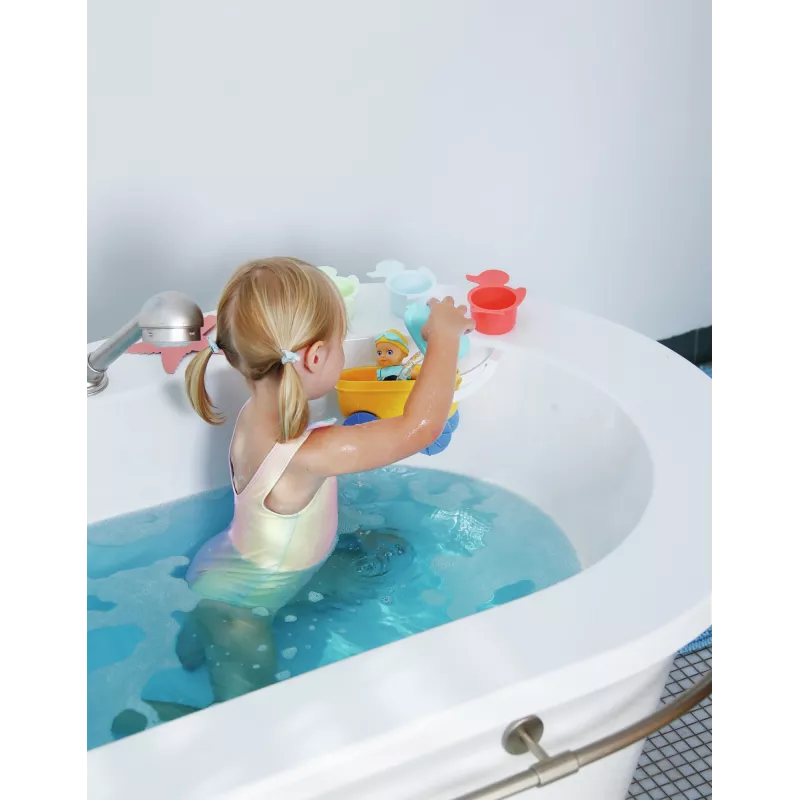 BABY born Splish Splash Kinderwagen mit Emma Bade-Puppe Mehrfarbig