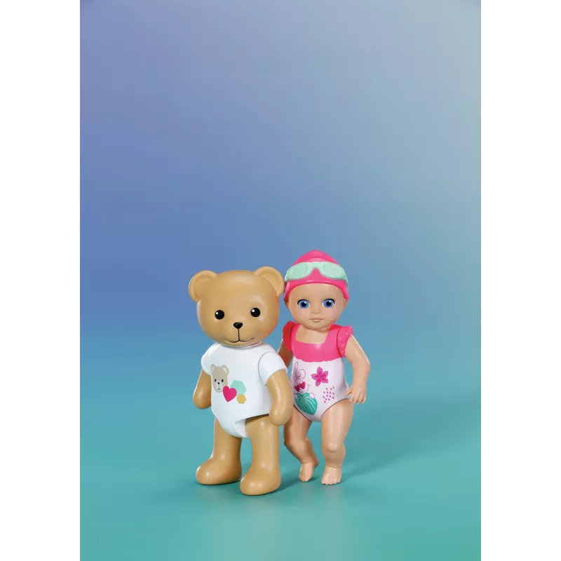 BABY born Splish Splash Teddy Badetier Mehrfarbig