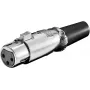 Mikrofonbuchse Goobay XLR female 3-polig