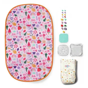 BABY born Changing Bag Pinplay Puppen-Wickeltasche