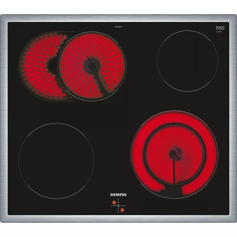 Kochgeräte-Set Siemens EQ311KA1ZM — Glaskeramik-Kochfeld (4 Zonen), Elektro-Backofen 71 l, Glaskeramik-Oberfläche