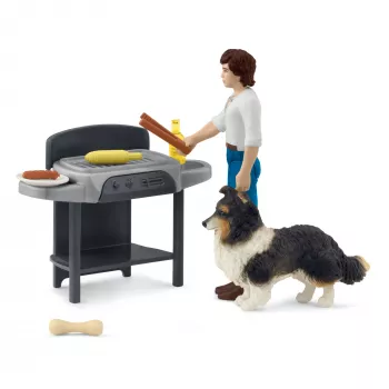 schleich HORSE CLUB Friends & Family BBQ mit Tom, Tier, Pferde, Taschensets, 5 Jahr(e), Mehrfarbig